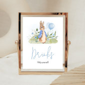 Boy Peter Rabbit Baby Duschgetränke Poster