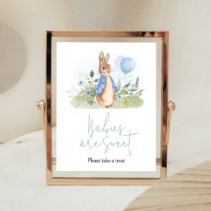 Boy Peter Rabbit Babydusche Babys sind süß Poster