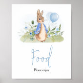 Boy Peter Rabbit Babydusche Poster (Vorne)