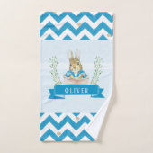 Boy Peter Rabbit Blue Custom Badetuch Set (Handtuch)