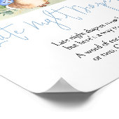 Boy Peter Rabbit Kinderdusche Spätabentaucher Poster (Ecke)