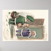 Boy Pig Champagne Kleeblatt Door Poster (Vorne)