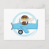 Boy Pilot Tshirts und Geschenke Postkarte (Vorderseite)