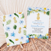 Boy Pineaple Baby Shower Einladung