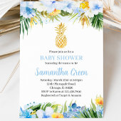 Boy Pineaple Baby Shower Einladung