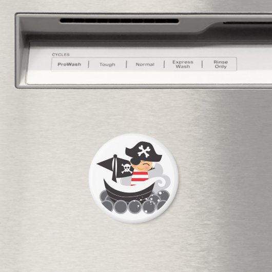 Boy Pirate Magnet (In Situ (Geschirrspüler))