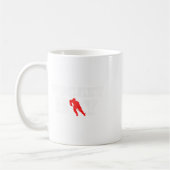 Boy Player Silhouette Sportgeschenk Kaffeetasse (Links)