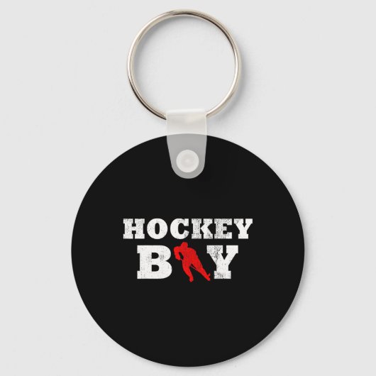Boy Player Silhouette Sportgeschenk Schlüsselanhänger (Vorderseite)
