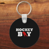 Boy Player Silhouette Sportgeschenk Schlüsselanhänger (Vorderseite)