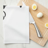 Boy Playing Cowboy - Wählen Sie die Hintergrundfar Geschirrtuch (Viertel Falte)