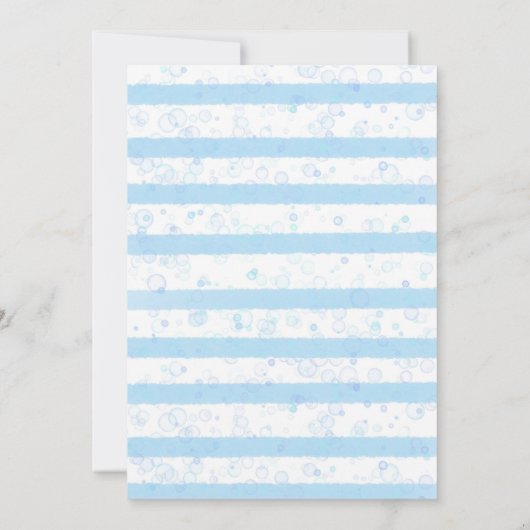 Boy Pool Party Invitation – Cool Dude Birthday Einladung (Rückseite)