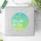 Boy Pool Party Runder Aufkleber