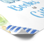 Boy Popsicle Baby Duschbücher und Geschenke Poster (Ecke)