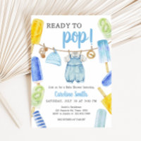 Boy Popsicle Baby Dusche