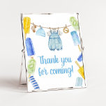Boy Popsicle Baby Shower Vielen Dank für Ihr Komme Poster<br><div class="desc">Mit dieser Popsicle Baby Dusche machen Sie Ihre Veranstaltung ganz besonders mit unserem niedlichen und hübschen bedruckbaren Dankeschön für Ihr Coming Sign mit einem bezaubernden Baby Kleid Shower Thema. Laden Sie diese Touch herunter,  personalisieren Sie sie und schaffen Sie bleibende Erinnerungen! BS1076</div>