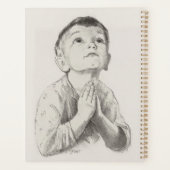 Boy Praying Planer (Rückseite)