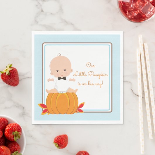 Boy Pumpkin Baby Duschpapier Napkins Serviette (Beispiel)