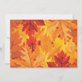 Boy Pumpkin Fall First Birthday Gold Glitzer Einladung (Rückseite)