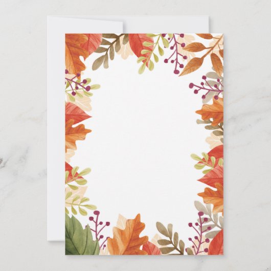 Boy Pumpkin Fall Geburtstag Einladung (Rückseite)