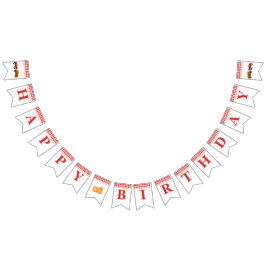 Boy Pumpkin Patch Tractor Red Birthday Banner