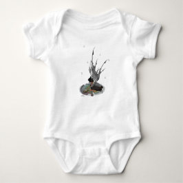 Boy Rain Fairy mit Frog Baby Bodysuit Baby Strampler