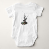 Boy Rain Fairy mit Frog Baby Bodysuit Baby Strampler (Rückseite)
