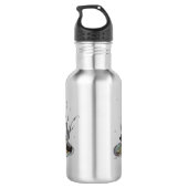 Boy Rain Fairy mit Frog Water Flasche Edelstahlflasche (Rückseite)
