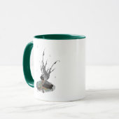 Boy Rain Fairy mit Froschkaffee Tasse (Vorderseite Links)