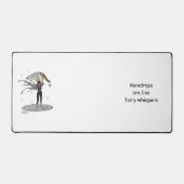 Boy Rain Fairy mit Leaf Desk Mat Schreibtischunterlage (Vorderseite)