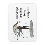 Boy Rain Fairy mit leaf flexiblen Magnet (Vertikal)
