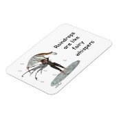 Boy Rain Fairy mit leaf flexiblen Magnet (Linke Seite)