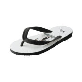 Boy Rain Fairy mit Leaf Flip Flops Kinderbadesandalen (Schrägansicht)