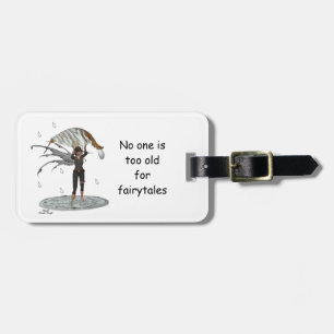 Boy Rain Fairy mit Leaf Gepäckanhänger