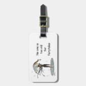 Boy Rain Fairy mit Leaf Gepäckanhänger (Vorderseite vertikal)