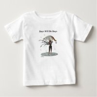 Boy Rain Fairy mit Leaf Säugling Baby T - Shirt