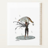 Boy Rain Fairy mit Leaf Tagesplaner Planer (Rückseite)