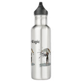 Boy Rain Fairy mit Leaf Wasserflasche Edelstahlflasche (Rechts)