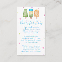 Boy Ready to Pop Summer Books for Baby Shooting Begleitkarte