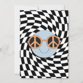 Boy Retro Ghost Halloween Geburtstag Einladung (Rückseite)