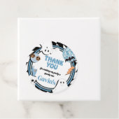 Boy Retro Ghost Halloween Geburtstagsrunde Geschenkanhänger (Beispiel)