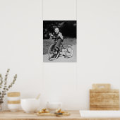 Boy Riding Tricycle Poster (Küche)
