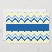 Boy Rubber Ducky Blue Baby Duwer Einladung (Rückseite)