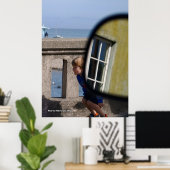 Boy Runs on Bridge Poster (Heimbüro)