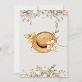 Boy Rustic Farm Country Baby Dusche Einladung (Rückseite)