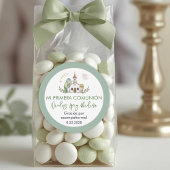 Boy’s First Holy Communion Cute Favors and Gifts Runder Aufkleber