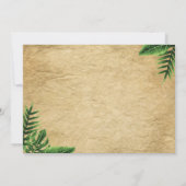 Boy Safari Dinosaur Geburtstag Einladung mit Foto (Rückseite)