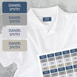 Boy School Daycare Name Etiketten