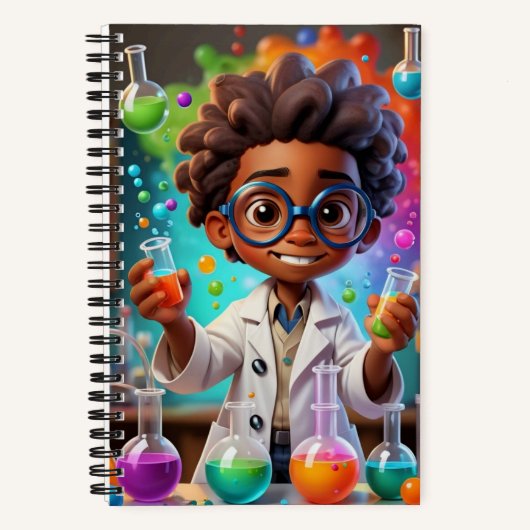 Boy Scientist Notizblock (Vorderseite)