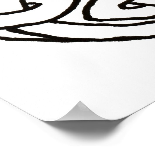 Boy Scout Knot print Poster (Ecke)