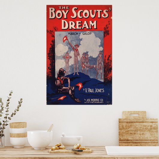 Boy Scouts Dream Poster (Küche)